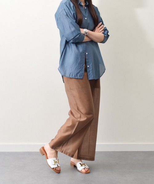 inter-chaussures（インターショシュール）の「【Oh my Sandals】メタルオーナメントミュールサンダル(E52300)（サンダル・レディース・ホワイト/ベージュ系その他/ブラック・37/39/38/36/35）」の12枚目の写真