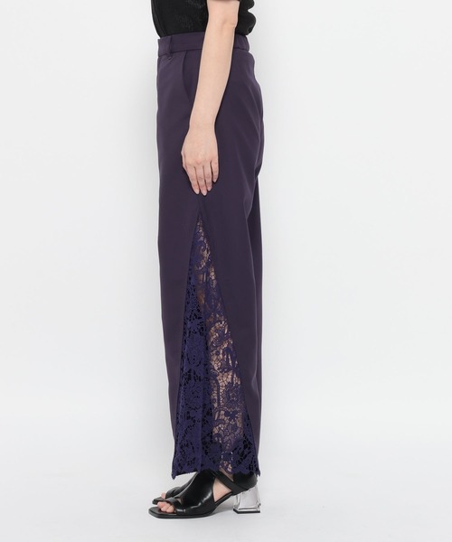 HARE(ハレ)の「サイドレースキリカエワイドパンツ(HARE)(その他パンツ・レディース・ブラック/ホワイト/パープル・FREE)」の13枚目の写真