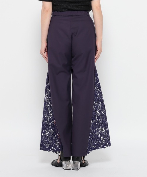 HARE(ハレ)の「サイドレースキリカエワイドパンツ(HARE)(その他パンツ・レディース・ブラック/ホワイト/パープル・FREE)」の12枚目の写真