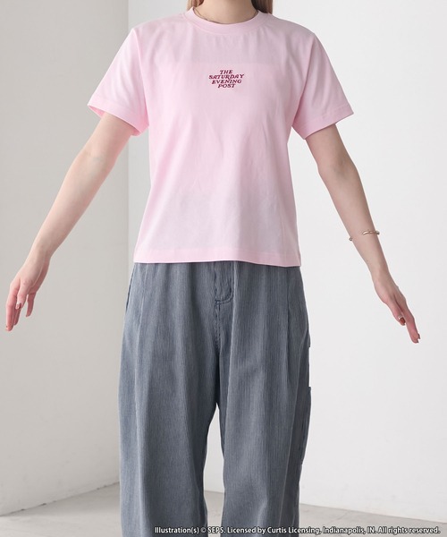 forksy.】【THE SATURDAY EVENING POST】別注 エンブロイダリーロゴ