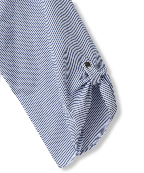 LAUTREAMONT（ロートレアモン）の「【WEB限定】クールマックスサッカーブラウス≪洗濯機で洗える≫（シャツ/ブラウス・レディース・ブルー系その他/ダークネイビー/ホワイト/グレー系その他・9号/11号）」の21枚目の写真