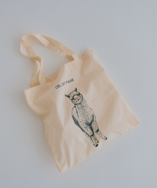 studio CLIP（スタディオクリップ）の「アソートアニマルプリントトート（トートバッグ・レディース・ナチュラル/ブルー/ベージュ/スモーク/ピンク/グリーン・FREE）」の3枚目の写真