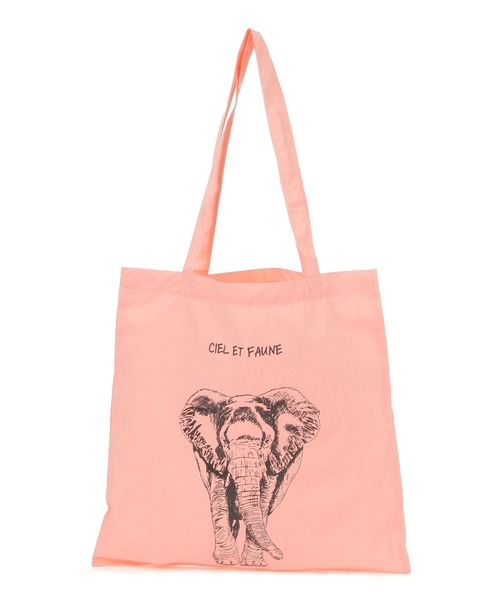 studio CLIP（スタディオクリップ）の「アソートアニマルプリントトート（トートバッグ・レディース・ナチュラル/ブルー/ベージュ/スモーク/ピンク/グリーン・FREE）」の9枚目の写真