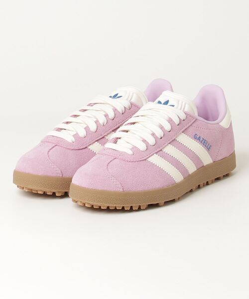 adidas（アディダス）の「オリジナルスゴルフ ウィメンズ ガゼル ゴルフ 【adidas Golf/アディダスゴルフ】（スニーカー・レディース・グレー/グレー系その他/ピンク/グリーン系その他/スカイブルー/イエロー/ホワイト・22.0cm/22.5cm/23.0cm/23.5cm/24.0cm/24.5cm/25.0cm/25.5cm/26.0cm）」の10枚目の写真