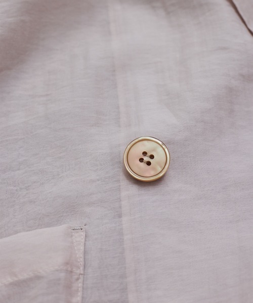 VIS(ビス)の「シアーリラックスジャケット(テーラードジャケット・レディース・ブラック/ベージュ・FREE)」の22枚目の写真