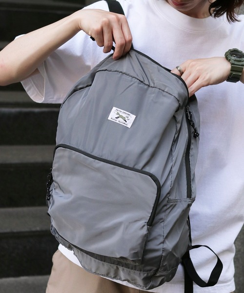 PENNEYS(ぺニーズ)の「PENNEYS/ペニーズ THE FOX PACKABLE DAY PACK デイパック(バックパック/リュック・メンズ・グレー/ブルー/ブラック・FREE)」の10枚目の写真