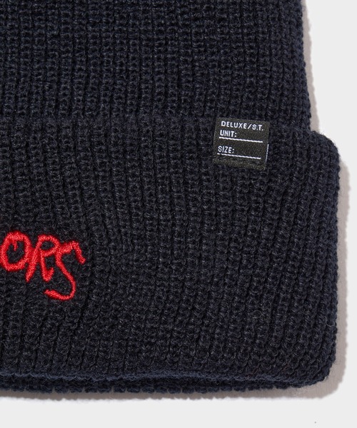 DELUXE（デラックス）の「DELUXE x THE Warriors BEANIE（ニットキャップ/ビーニー・メンズ・ブラック/ネイビー・FREE）」の7枚目の写真