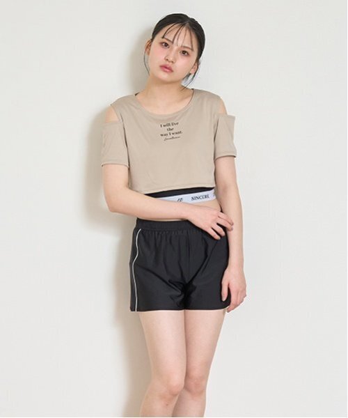 セール】【SWIM】肩開き3点セット水着（水着）｜LOVETOXIC