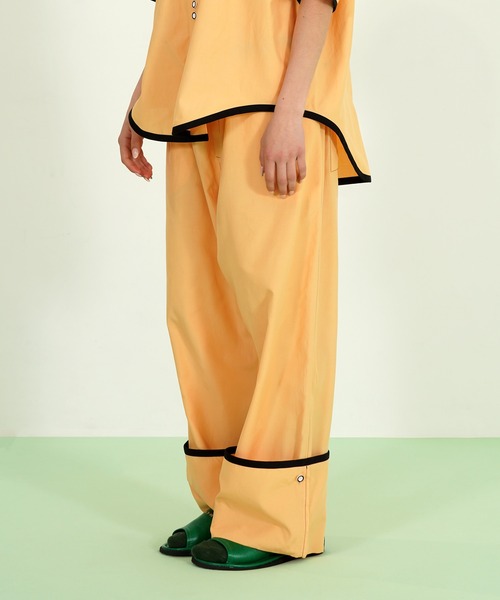 TUCKSHOP(タックショップ)の「HOTEL PAJAMA PANTS / ホテル パジャマ パンツ(その他パンツ・メンズ・ブラウン/グリーン/イエロー・1/2)」の1枚目の写真