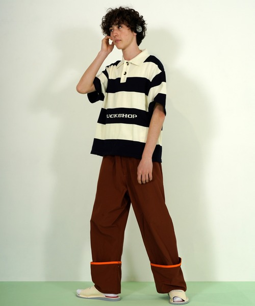 TUCKSHOP(タックショップ)の「HOTEL PAJAMA PANTS / ホテル パジャマ パンツ(その他パンツ・メンズ・ブラウン/グリーン/イエロー・1/2)」の6枚目の写真