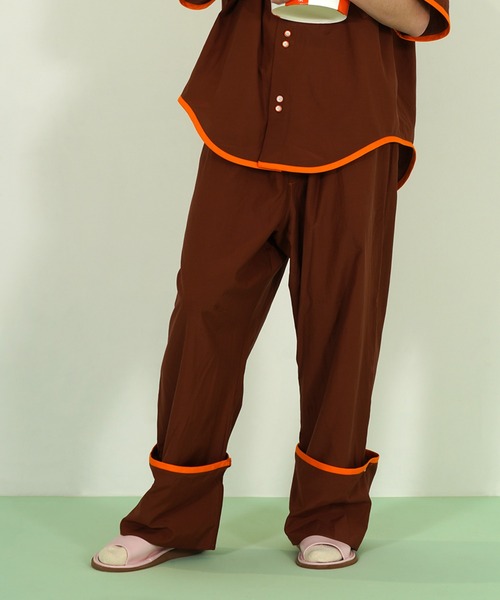 TUCKSHOP(タックショップ)の「HOTEL PAJAMA PANTS / ホテル パジャマ パンツ(その他パンツ・メンズ・ブラウン/グリーン/イエロー・1/2)」の7枚目の写真