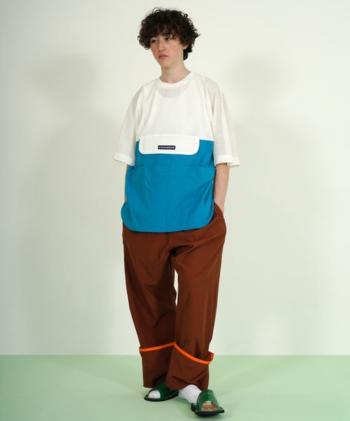 TUCKSHOP(タックショップ)の「HOTEL PAJAMA PANTS / ホテル パジャマ パンツ(その他パンツ・メンズ・ブラウン/グリーン/イエロー・1/2)」の8枚目の写真