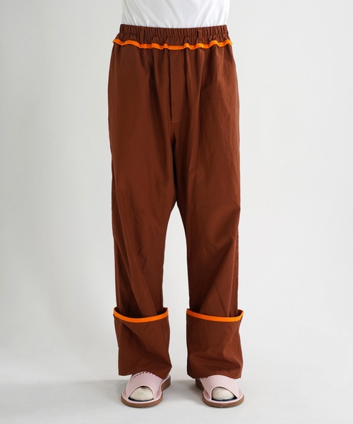 TUCKSHOP(タックショップ)の「HOTEL PAJAMA PANTS / ホテル パジャマ パンツ(その他パンツ・メンズ・ブラウン/グリーン/イエロー・1/2)」の14枚目の写真