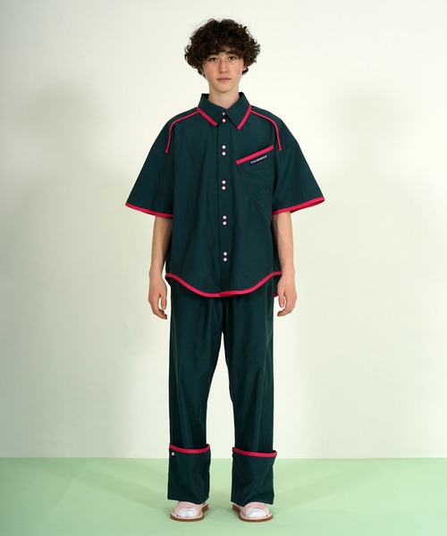 TUCKSHOP(タックショップ)の「HOTEL PAJAMA PANTS / ホテル パジャマ パンツ(その他パンツ・メンズ・ブラウン/グリーン/イエロー・1/2)」の11枚目の写真