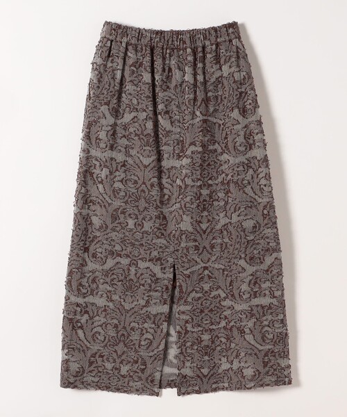 SHIPS any（シップス エニィ）の「SHIPS any:〈手洗い可能〉メッシュ ジャカード イージー Iライン スカート（スカート・レディース・ブルー/ブラウン・ONE SIZE）」の12枚目の写真