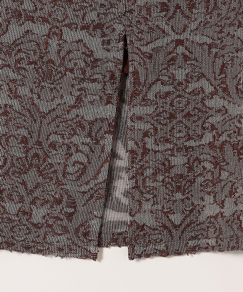 SHIPS any（シップス エニィ）の「SHIPS any:〈手洗い可能〉メッシュ ジャカード イージー Iライン スカート（スカート・レディース・ブルー/ブラウン・ONE SIZE）」の10枚目の写真