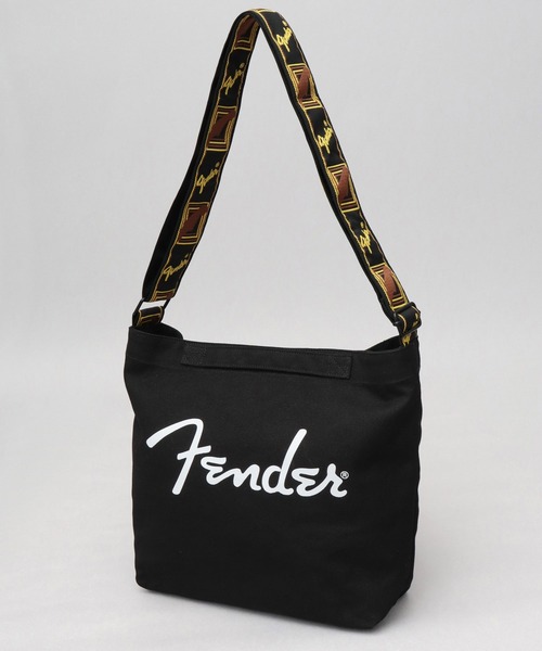 Fender（フェンダー）の「ヘビーキャンバス ショルダーバッグ モノグラムストラップ A4対応（ショルダーバッグ・メンズ・ホワイト/ブラック・FREE）」の21枚目の写真