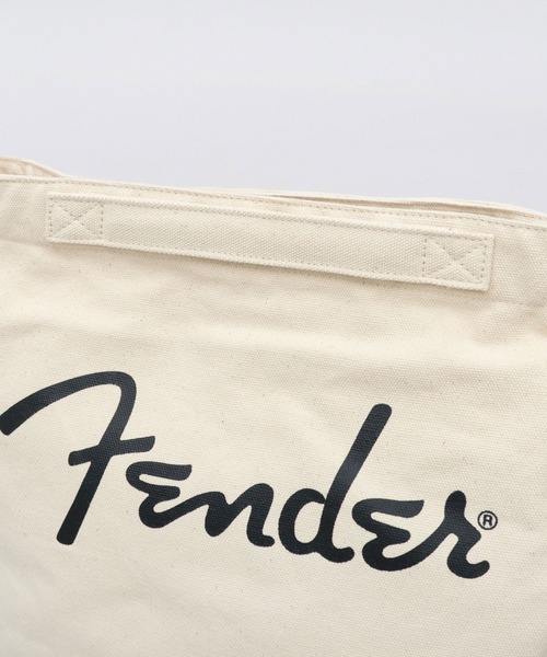 Fender（フェンダー）の「ヘビーキャンバス ショルダーバッグ モノグラムストラップ A4対応（ショルダーバッグ・メンズ・ホワイト/ブラック・FREE）」の13枚目の写真