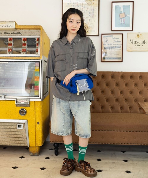 niko and（ニコアンド）の「【NKJ 2025AW】DOUBLE KNEE HARF PANTS