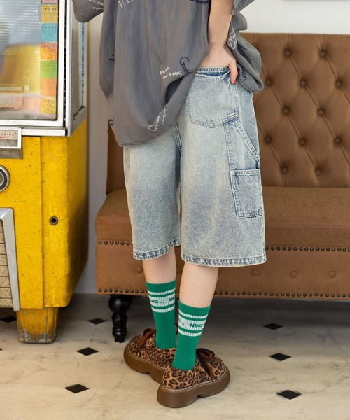 2025春大特価セール！ NKJ 2025AW】DOUBLE KNEE HARF PANTS（デニムパンツ）｜niko and スーツ・フォーマル・ドレス