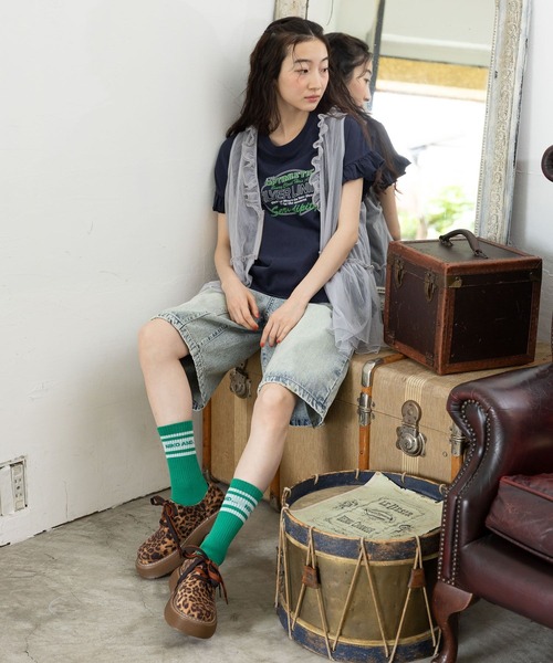 NKJ 2025AW】DOUBLE KNEE HARF PANTS（デニムパンツ）｜niko and