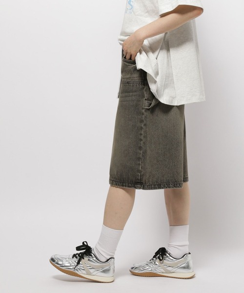 niko and...（ニコアンド）の「【NKJ 2025AW】DOUBLE KNEE HARF PANTS（デニムパンツ・レディース・ライトブルー/ライトグレー・MEDIUM/LARGE）」の14枚目の写真