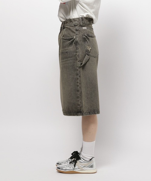 niko and...（ニコアンド）の「【NKJ 2025AW】DOUBLE KNEE HARF PANTS（デニムパンツ・レディース・ライトブルー/ライトグレー・MEDIUM/LARGE）」の20枚目の写真
