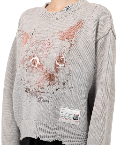 セール】Cat Jacquard Knit Sweater（ニット/セーター）｜Maison