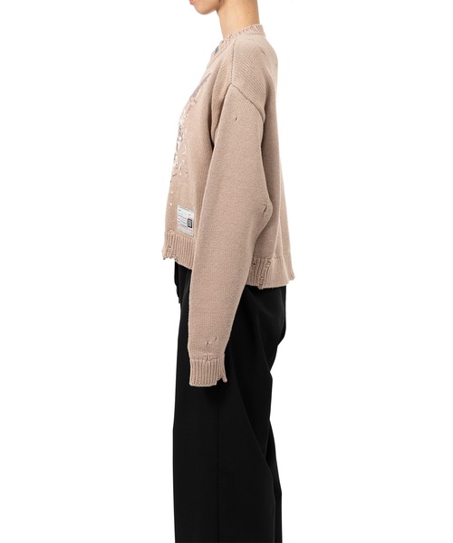 Cat Jacquard Knit Sweater（ニット/セーター）｜Maison MIHARA