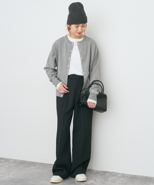 WEB限定》2WAYスナップボタンロゴニット（カーディガン/ボレロ