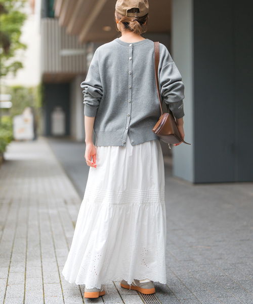 スピック＆スパン Spick and Span 2wayスナップボタンロゴニット WEB限定》2WAYスナップボタンロゴニット（カーディガン/ボレロ