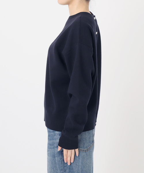 WEB限定》2WAYスナップボタンロゴニット（カーディガン/ボレロ