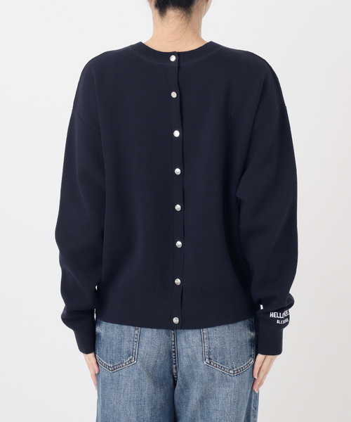 WEB限定》2WAYスナップボタンロゴニット（カーディガン/ボレロ