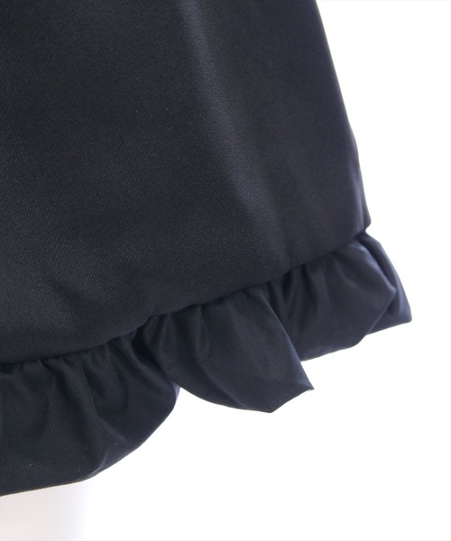 clear（クリア）の「2wayバルーンミニスカート[着回し抜群 ガーリー 主役級 レイヤード]≪SS新作≫（スカート・レディース・オフホワイト/ブラック・F）」の14枚目の写真