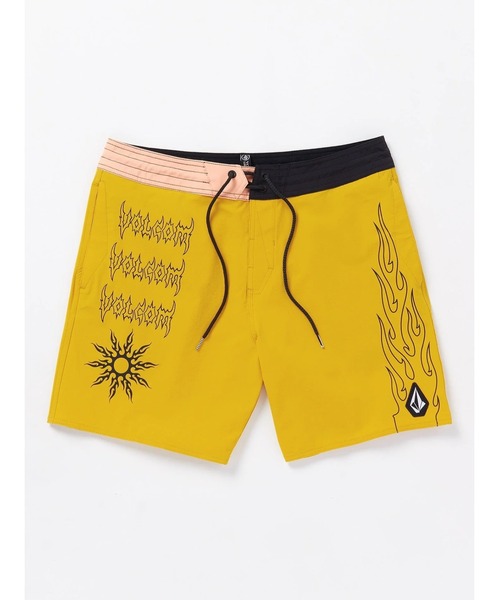 VOLCOM（ボルコム）の「【VOLCOM/ボルコム】 About Time Liberators Trunks /アシンメトリープリントストレッチサーフトランクス・ボードショーツ・バギーショーツ(水着)（水着・メンズ・ブラック/レオパード・32inch/30inch/28inch）」の11枚目の写真
