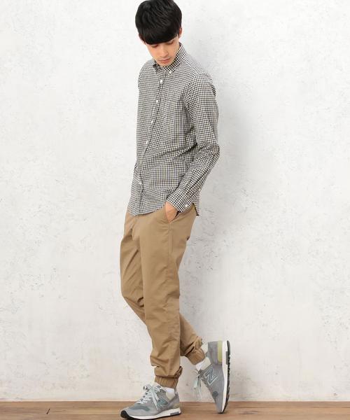 green label relaxing(グリーンレーベルリラクシング)の「□GIZA TWILL GGM/CHK BD シャツ◆(シャツ/ブラウス・メンズ・ブラック/ダークブラウン/ネイビー・X-LARGE/MEDIUM/SMALL/LARGE)」の12枚目の写真