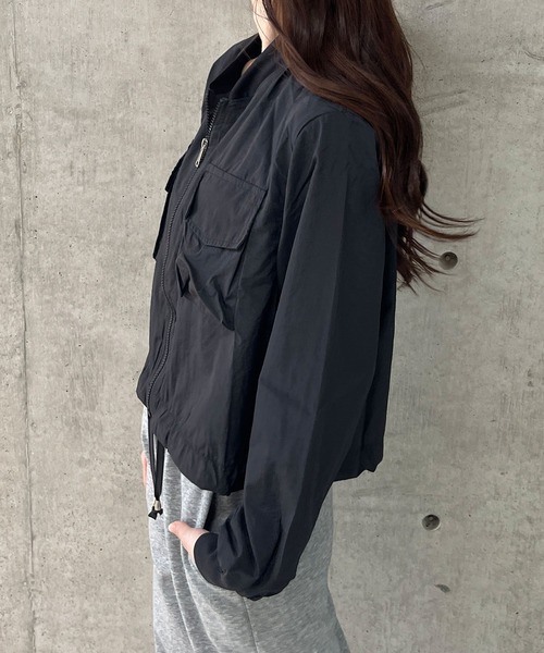 【お値下げ】BETOUPE ブラック ショート丈ブルゾン お値下げ】BETOUPE ブラック ショート丈ブルゾン お値下げ