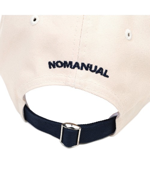 NOMANUAL(NOMANUAL)の「「NOMANUAL /ノーマニュアル」DOODLE BALL CAP(キャップ・メンズ・ネイビー/カーキ・FREE)」の6枚目の写真