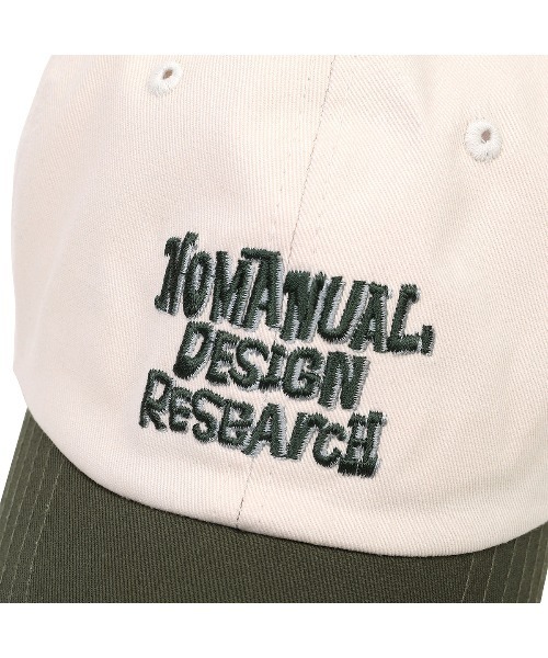 NOMANUAL(NOMANUAL)の「「NOMANUAL /ノーマニュアル」DOODLE BALL CAP(キャップ・メンズ・ネイビー/カーキ・FREE)」の11枚目の写真