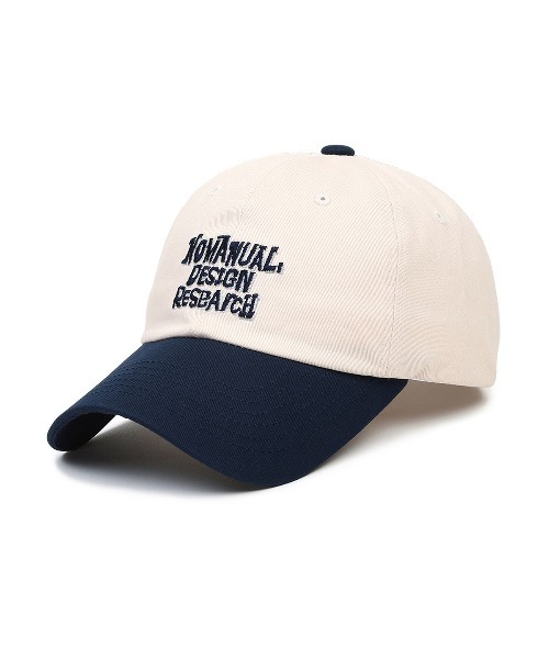 NOMANUAL(NOMANUAL)の「「NOMANUAL /ノーマニュアル」DOODLE BALL CAP(キャップ・メンズ・ネイビー/カーキ・FREE)」の3枚目の写真