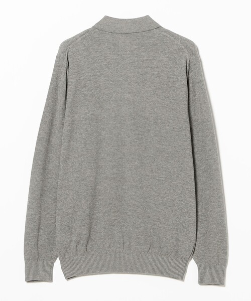 BEAMS PLUS（ビームスプラス）の「Knit Polo Pique 14G（ポロシャツ・メンズ・レッド/ネイビー/イエロー/オリーブ/グレー/ベージュ/ブラック・XL/L/M/S）」の16枚目の写真