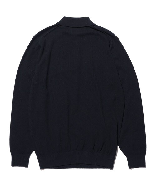 BEAMS PLUS（ビームスプラス）の「Knit Polo Pique 14G（ポロシャツ・メンズ・レッド/ネイビー/イエロー/オリーブ/グレー/ベージュ/ブラック・XL/L/M/S）」の19枚目の写真