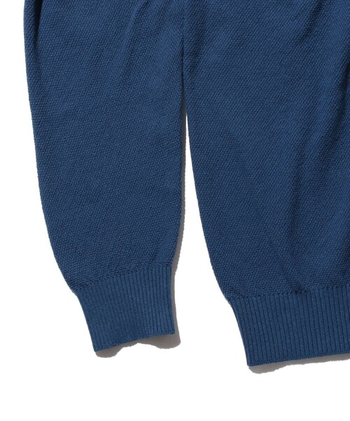BEAMS PLUS（ビームスプラス）の「Knit Polo Pique 14G（ポロシャツ・メンズ・レッド/ネイビー/イエロー/オリーブ・XL/L/M/S）」の22枚目の写真