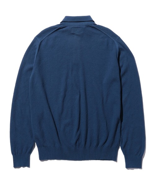 BEAMS PLUS（ビームスプラス）の「Knit Polo Pique 14G（ポロシャツ・メンズ・レッド/ネイビー/イエロー/オリーブ・XL/L/M/S）」の20枚目の写真