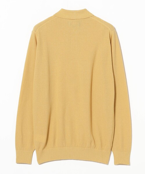 BEAMS PLUS（ビームスプラス）の「Knit Polo Pique 14G（ポロシャツ・メンズ・レッド/ネイビー/イエロー/オリーブ・XL/L/M/S）」の15枚目の写真