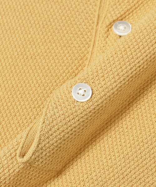BEAMS PLUS（ビームスプラス）の「Knit Polo Pique 14G（ポロシャツ・メンズ・レッド/ネイビー/イエロー/オリーブ・XL/L/M/S）」の14枚目の写真
