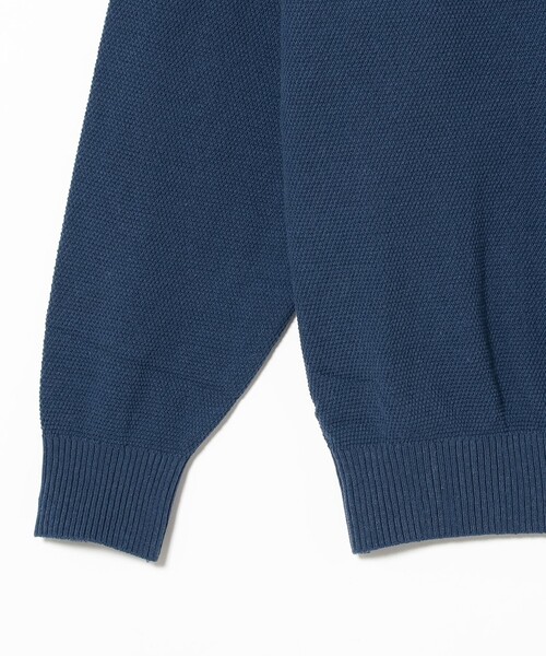 BEAMS PLUS（ビームスプラス）の「Knit Polo Pique 14G（ポロシャツ・メンズ・レッド/ネイビー/イエロー/オリーブ・XL/L/M/S）」の8枚目の写真