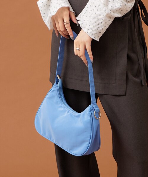 mystic（ミスティック）の「リングナイロンBAG（ハンドバッグ・レディース・ブラック/ブルー・ONE SIZE）」の8枚目の写真