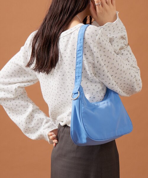 mystic（ミスティック）の「リングナイロンBAG（ハンドバッグ・レディース・ブラック/ブルー・ONE SIZE）」の9枚目の写真