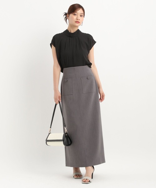 Andemiu（アンデミュウ）の「バックリボンデザインブラウス577726（シャツ/ブラウス・レディース・ブラック/オフホワイト/ブルー・FREE）」の22枚目の写真